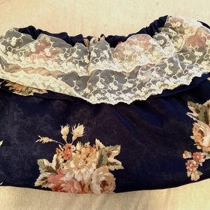 Blue Flower Top